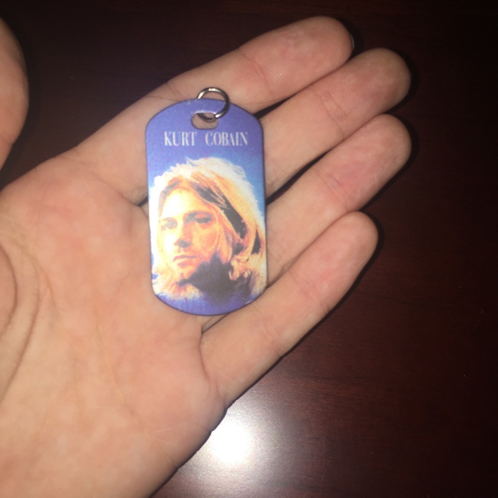 Kurt Cobain dog tag